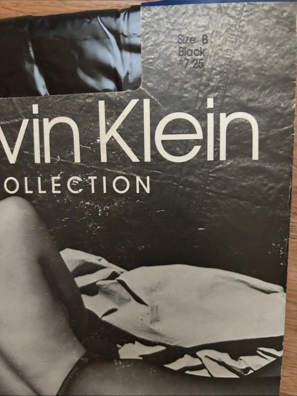 Calvin Klein Black sheer to waist Pantyhose with Signature Waistband